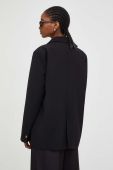 Піджак Answear Lab колір чорний двобортний однотонна (3455739)