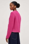 Піджак з вовною Answear Lab колір рожевий однобортний однотонна