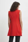 Безрукавка Answear Lab колір червоний двобортний