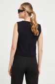 Безрукавка Answear Lab колір чорний однобортний (3674733)