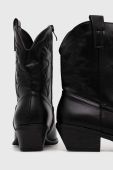Черевики Answear Lab жіночі колір чорний каблук блок (3448053)