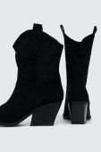 Черевики Answear Lab жіночі колір чорний каблук блок (3448096)