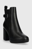 Черевики Answear Lab жіночі колір чорний каблук блок (3471772)