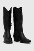 Черевики Answear Lab X Лімітована колекція NO SHAME жіночі колір чорний каблук блок (3478753)