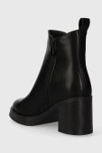 Черевики Answear Lab жіночі колір чорний каблук блок (3475303)