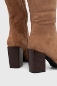 Чоботи Answear Lab жіночі колір коричневий каблук блок