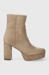 Черевики Answear Lab жіночі колір бежевий каблук блок (3535256) Черевики Answear Lab жіночі колір бежевий каблук блок (3535256)