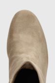 Черевики Answear Lab жіночі колір бежевий каблук блок (3535256)