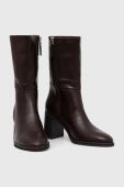 Черевики Answear Lab жіночі колір коричневий каблук блок (3548409)