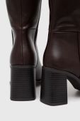 Черевики Answear Lab жіночі колір коричневий каблук блок (3548409)