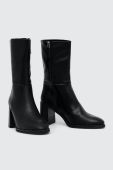 Черевики Answear Lab жіночі колір чорний каблук блок (3548403)
