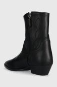 Черевики Answear Lab жіночі колір чорний каблук блок (3626639)