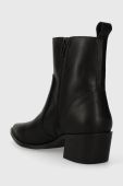 Черевики Answear Lab жіночі колір чорний каблук блок (3483371)