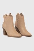 Черевики Answear Lab жіночі колір бежевий каблук блок (3508824)