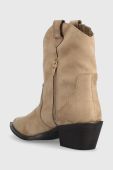 Черевики Answear Lab жіночі колір бежевий каблук блок (3619572)