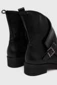 Черевики Answear Lab X Лімітована колекція NO SHAME жіночі колір чорний на плоскому ходу