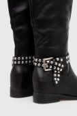 Чоботи Answear Lab X Лімітована колекція NO SHAME жіночі колір чорний на плоскому ходу