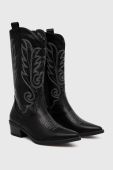 Черевики Answear Lab жіночі колір чорний на плоскому ходу (3525179)