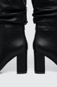 Черевики Answear Lab жіночі колір чорний каблук блок злегка утеплена (3548418)