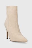 Черевики Answear Lab жіночі колір бежевий на шпильці