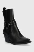Черевики Answear Lab жіночі колір чорний каблук блок (3520867)