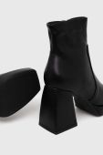 Черевики Answear Lab жіночі колір чорний каблук блок (3525338)