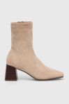 Черевики Answear Lab жіночі колір бежевий каблук блок (3548441) Черевики Answear Lab жіночі колір бежевий каблук блок (3548441)
