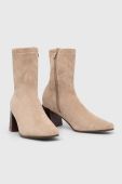 Черевики Answear Lab жіночі колір бежевий каблук блок (3548441)