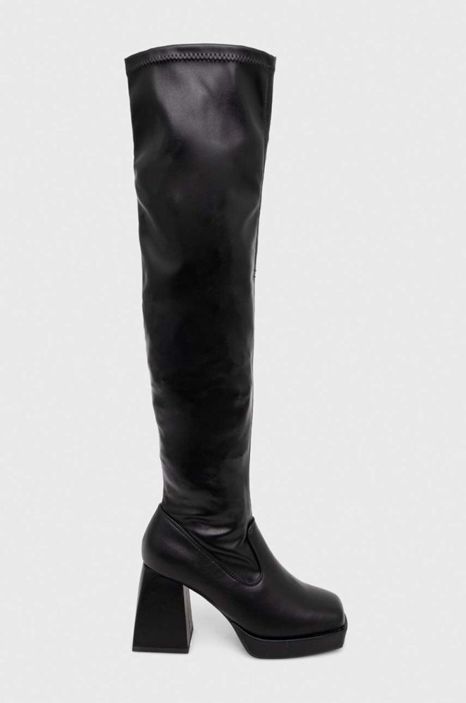 Чоботи Answear Lab жіночі колір чорний каблук блок (3525270)