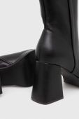 Черевики Answear Lab жіночі колір чорний каблук блок (3525277)