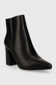 Черевики Answear Lab жіночі колір чорний каблук блок злегка утеплена (3530224)