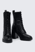 Черевики Answear Lab жіночі колір чорний каблук блок (3548466)