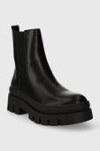 Черевики Answear Lab жіночі колір чорний на платформі злегка утеплена (3520989)