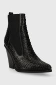 Черевики Answear Lab жіночі колір чорний каблук блок (3535273)