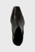 Черевики Answear Lab жіночі колір чорний каблук блок (3560849)