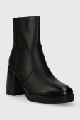 Черевики Answear Lab жіночі колір чорний каблук блок (3551865)