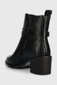 Черевики Answear Lab жіночі колір чорний каблук блок злегка утеплена (3560929)