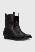 Черевики Answear Lab жіночі колір чорний каблук блок (3594009)