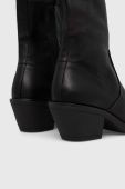 Черевики Answear Lab жіночі колір чорний каблук блок (3594009)