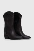 Черевики Answear Lab жіночі колір чорний каблук блок (3594055)