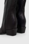 Черевики Answear Lab жіночі колір чорний каблук блок (3594055)