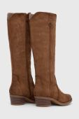 Черевики Answear Lab жіночі колір коричневий каблук блок (3599159)