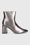Черевики Answear Lab жіночі колір срібний каблук блок злегка утеплена (3592319) Черевики Answear Lab жіночі колір срібний каблук блок злегка утеплена (3592319)