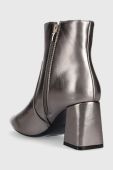 Черевики Answear Lab жіночі колір срібний каблук блок злегка утеплена (3592319)