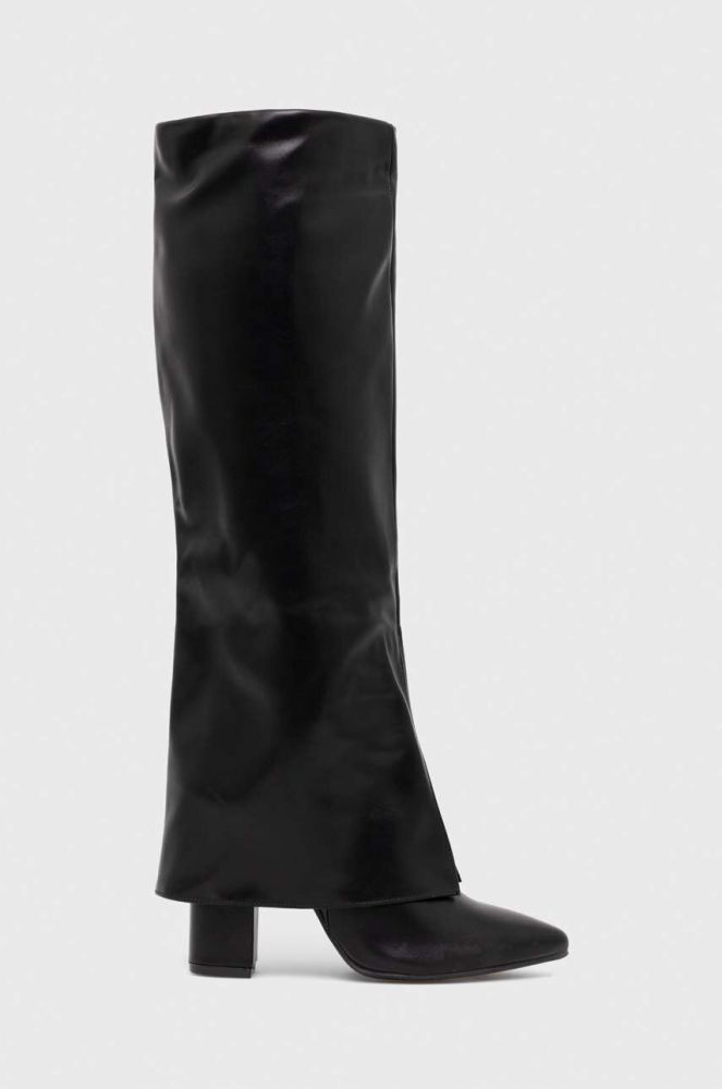 Чоботи Answear Lab жіночі колір чорний каблук блок (3615614)