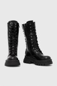Черевики Answear Lab жіночі колір чорний на платформі злегка утеплена (3615632)