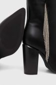 Черевики Answear Lab жіночі колір чорний каблук блок (3639566)