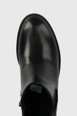 Черевики Answear Lab жіночі колір чорний на плоскому ходу злегка утеплена (3645920)