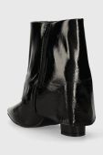 Черевики Answear Lab жіночі колір чорний каблук блок (3648878)