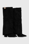 Чоботи Answear Lab жіночі колір чорний каблук блок (3655939)